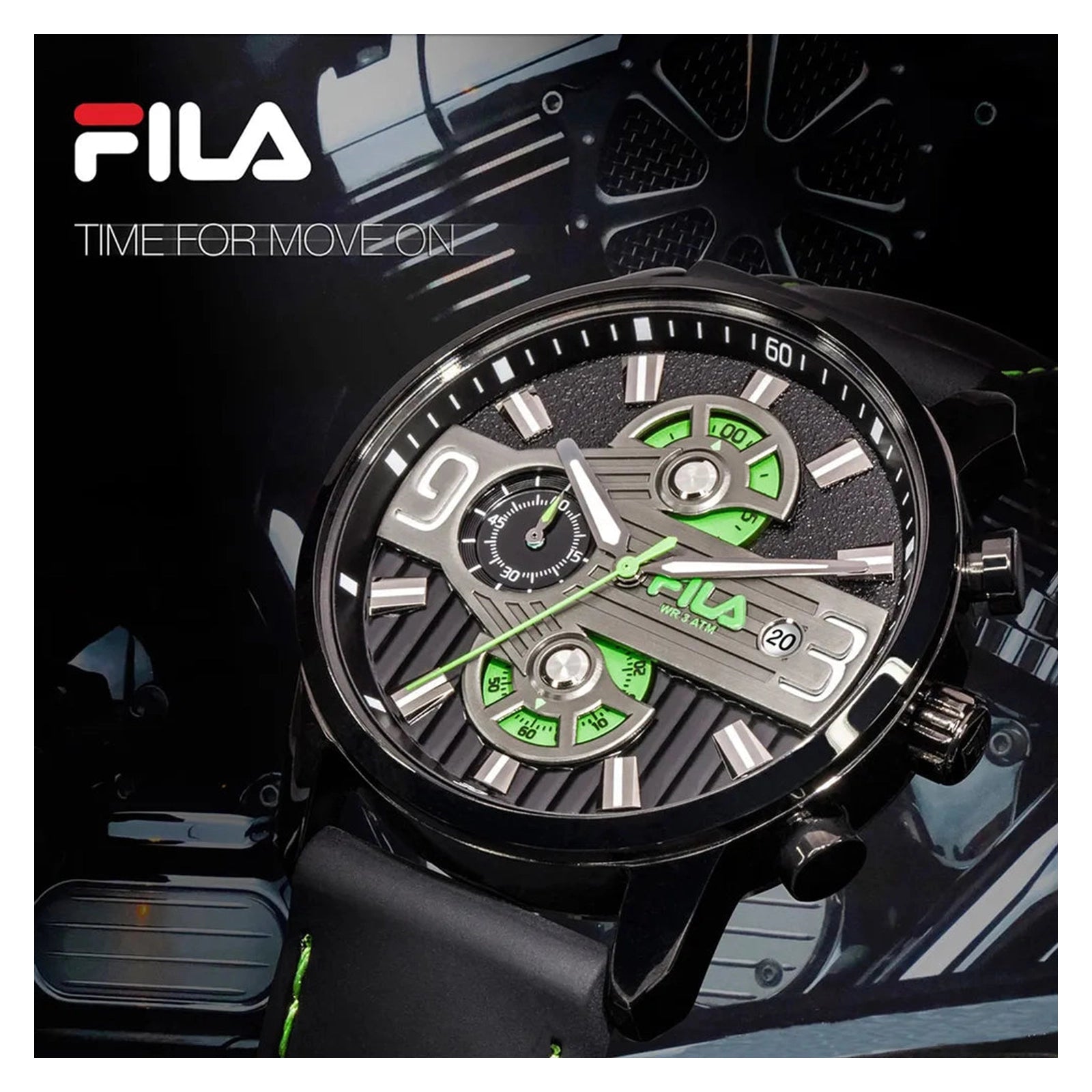 Fila Gamma Style 38-175-002 Mens Watch Chronograph - Fila Gamma Style 38-175-002 Mens Watch Chronograph - View 3