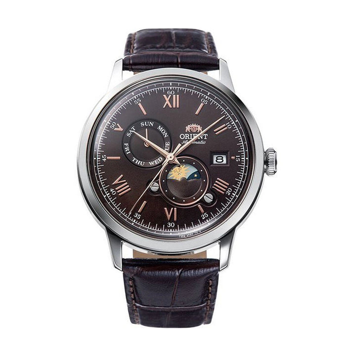 Orient Sun and Moon Automatic RA-AK0804Y30B Mens Watch - Orient Sun and Moon Automatic RA-AK0804Y30B Mens Watch